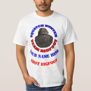 T-shirt Personnalisé j'ai tiré Bigfoot