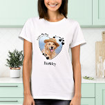 T-shirt Personnalisé J'aime mon chien mignon coeur animal<br><div class="desc">Emportez votre meilleur ami avec vous partout où vous allez avec cette chemise amoureux des chiens photo pour animaux de compagnie personnalisée ! Un must pour chaque amoureux des chiens, chien maman et chien papa! Un fun "I Love My Dog" ... Personnalisez avec la photo et le nom préférés de...</div>