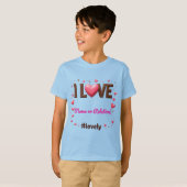 T-shirt Personnalisé "J'AIME mon [nom/relation]" - (Devant entier)