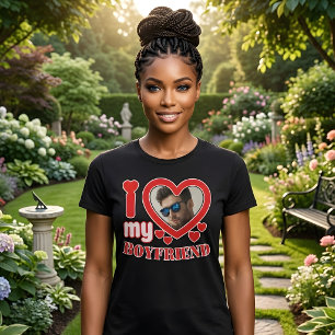 T-shirt Personnalisé J'aime Mon Petit Ami