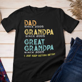 T-shirt Personnalisé Je continue à obtenir un meilleur cad