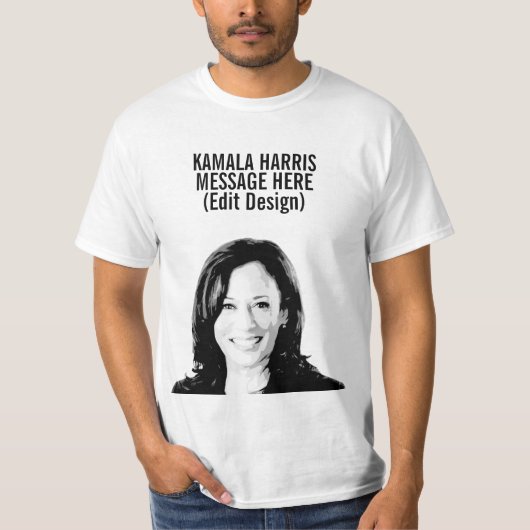 T-shirt Personnalisé Kamala Harris (Devant)