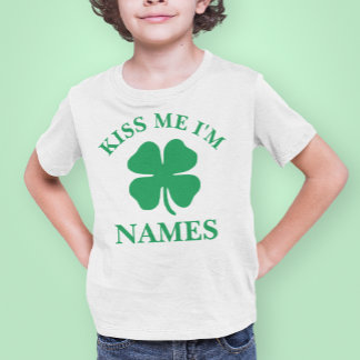 T-shirt Personnalisé Kiss Me St. Patrick's Day