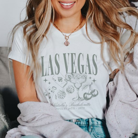 T-shirt Personnalisé Las Vegas Bachelorette Party