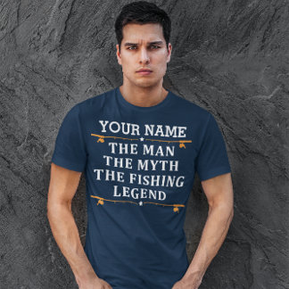 T-shirt Personnalisé L'Homme Le Mythe La Légende De La Pêc