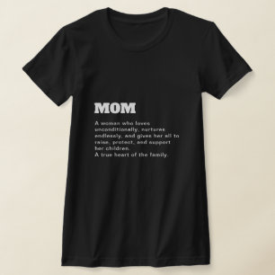 T-shirt Personnalisé Maman Définition Pour la Fête des Mèr