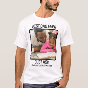 T-shirt Personnalisé Meilleur Père Jamais Demander Aux Enf