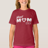 T-shirt Personnalisé Meilleure maman jamais (Devant)