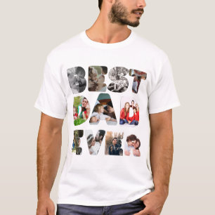 T-shirt Personnalisé moderne 11 photo Meilleur papa