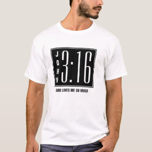 T-shirt Personnalisé moderne John 3:16
