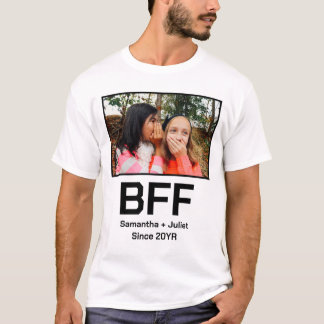 T-shirt Personnalisé moderne meilleur ami pour toujours bf