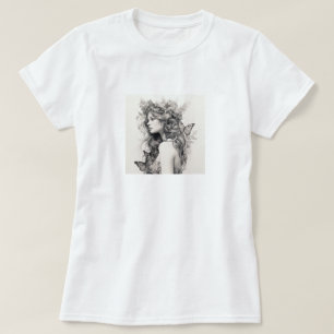 T-shirt Personnalisé Moderne Simple Moderne Mère's Day Cad