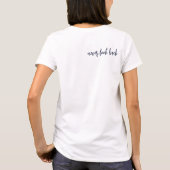 T-shirt personnalisé + MONOGRAM floral X (Dos)