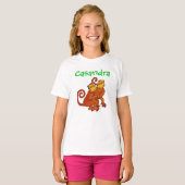 T-shirt Personnalisé /name .Monkeys /Noah's Floating Zoo (Devant entier)
