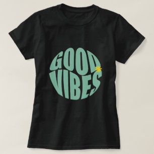 T-shirt personnalisé Nom Good Vibes
