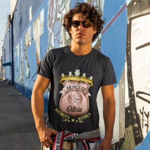 T-shirt Personnalisé Nom Princess Security Agency Personna