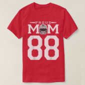 T-shirt Personnalisé Numéro 88 Fier Football Maman Personn (Design devant)