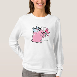 T-shirt personnalisé par porc de Valentine