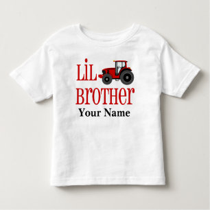 T-shirt personnalisé par tracteur de petit frère