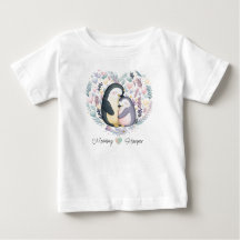 T-shirt Personnalisé Penguin Love Baby