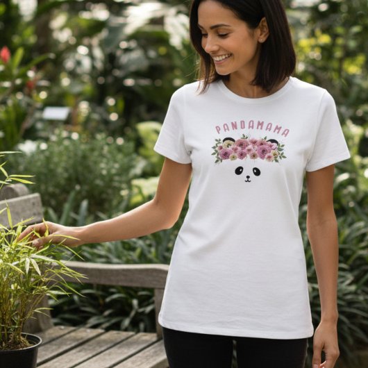T-shirt personnalisé pour femme avec visage d'ours