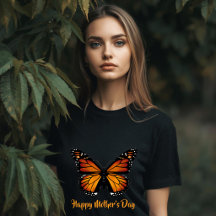 T-shirt personnalisé pour femmes au motif papillon