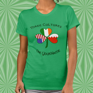 T-shirt personnalisé pour femmes Bahreïn Irlande U