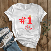 T-shirt personnalisé pour femmes "Maman d'amour #1