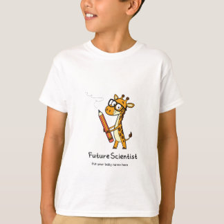 T-shirt personnalisé pour futur scientifique, gira