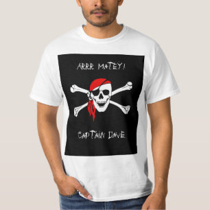T-shirt personnalisé pour homme Pirate ARRR Matelo