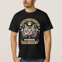 T-shirt personnalisé pour le fan club de chats | P