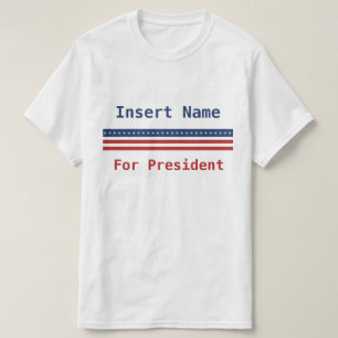 T-shirt Personnalisé pour le président