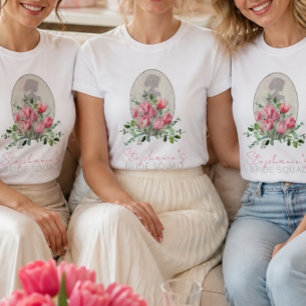 T-Shirt personnalisé pour l'équipe de la mariée po