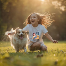 T-shirt personnalisé pour l'équipe "Good Vibes" mi