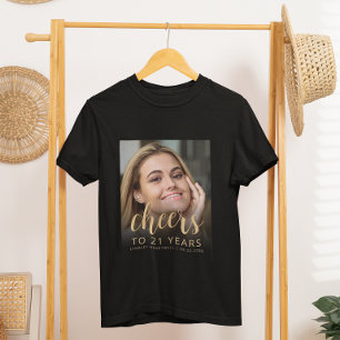 T-shirt personnalisé pour les 21 ans