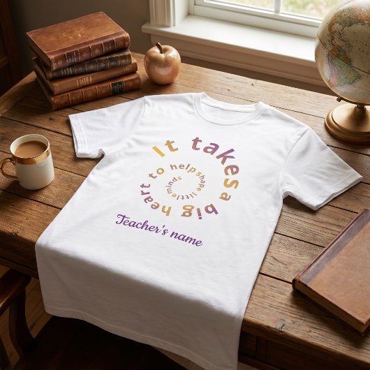 T-shirt personnalisé pour remercier un enseignant