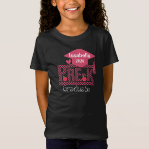 T-Shirt Personnalisé Pré K Grad Chekered et Casquette pour