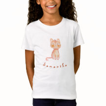 T-shirt personnalisé Princesse Kitty Girl