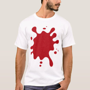 T-Shirt personnalisé rouge tomate à gouttes