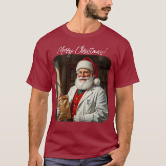 T-shirt personnalisé Santa Claus Pharmacy RX