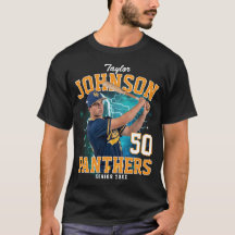T-shirt personnalisé senior sports bleu jaune
