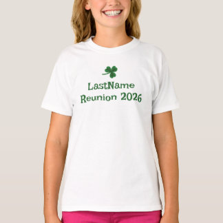 T-Shirt personnalisé Shamrock de votre clan irland