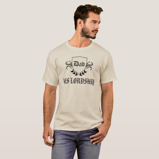 T-shirt personnalisé "Son Seigneurie" (Devant entier)