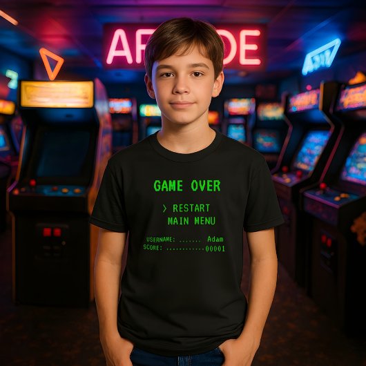T-Shirt Personnalisé Sur Arcade