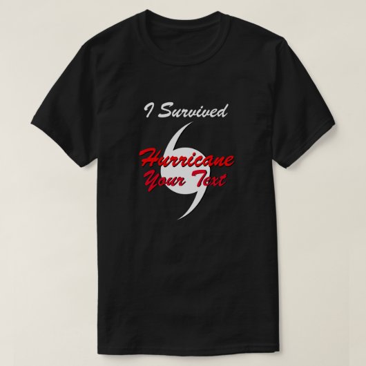 T-shirt personnalisé Survivor Hurricane (Design devant)