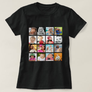 T-shirt Personnalisé Un Collage Photo D'Une Sorte