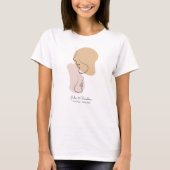 T-shirt Personnalisé, Une Ligne, Amour, Boho, Arabe (Devant)