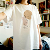 T-shirt Personnalisé, Une Ligne, Amour, Boho, Arabe