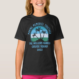 T-shirt Personnalisé Vacances en famille Été Réunion Plage