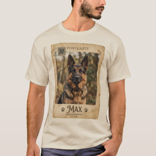 T-Shirt Personnalisé Vintage Berger Allemand Cus